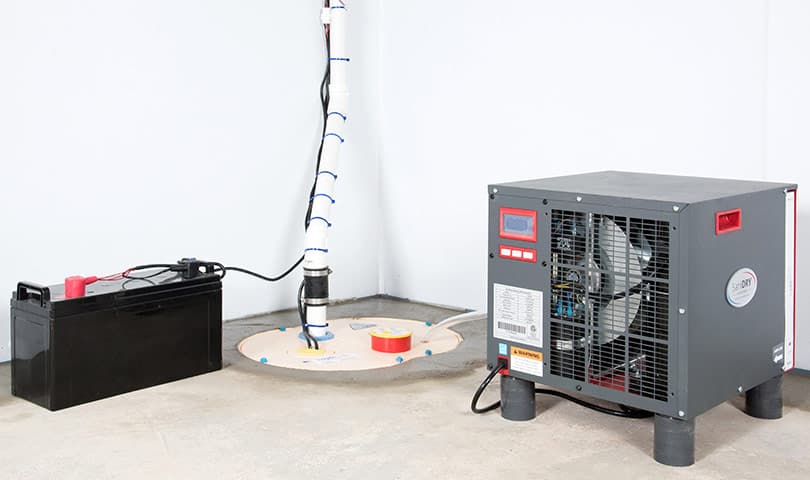 Crawl Space dehumidifier